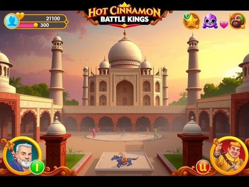 Hot Cinnamon Battle Kings gameplay at Taj Mahal arena