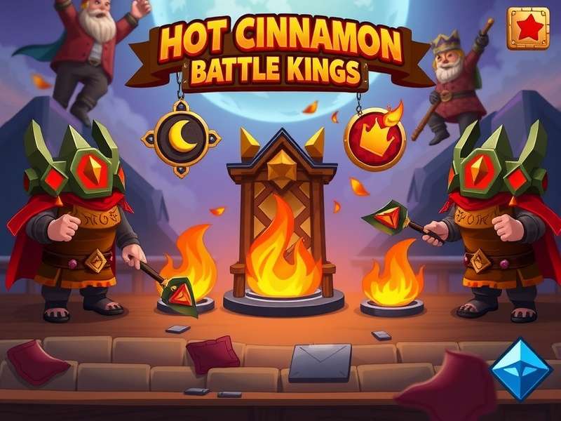 Hot Cinnamon Battle Kings strategy guide infographic